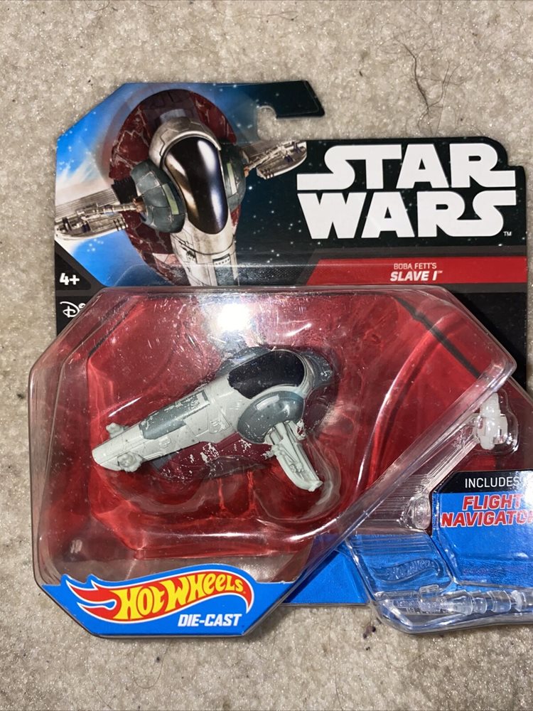 Star Wars Hot Wheels Boba Fett Slave I Starships Toy Ve