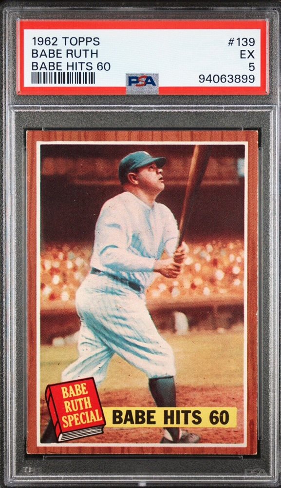 Auction Prices Realized Baseball Cards 1962 TOPPS Babe Ruth