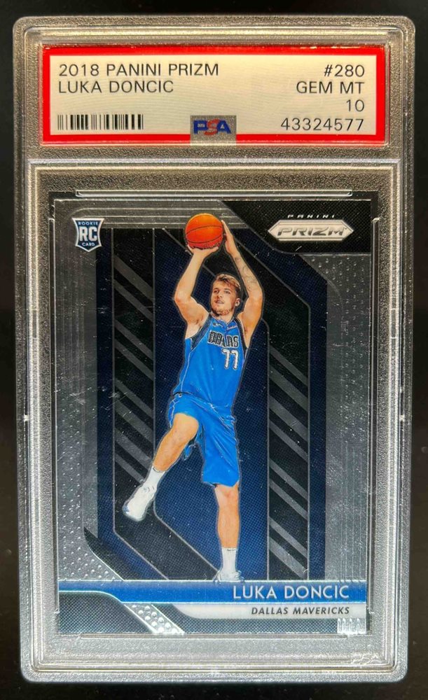 PANINI prizm DONCIC ドンチッチ  ルーキー PSA9 rc 2018-19 Luka Doncic Panini Prizm Mosaic Silver Rookie #68