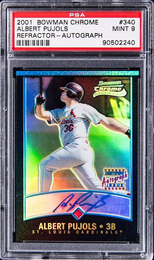 2001 bowman albert pujols レア Auction Prices Realized Baseball Cards 2001 BOWMAN CHROME
