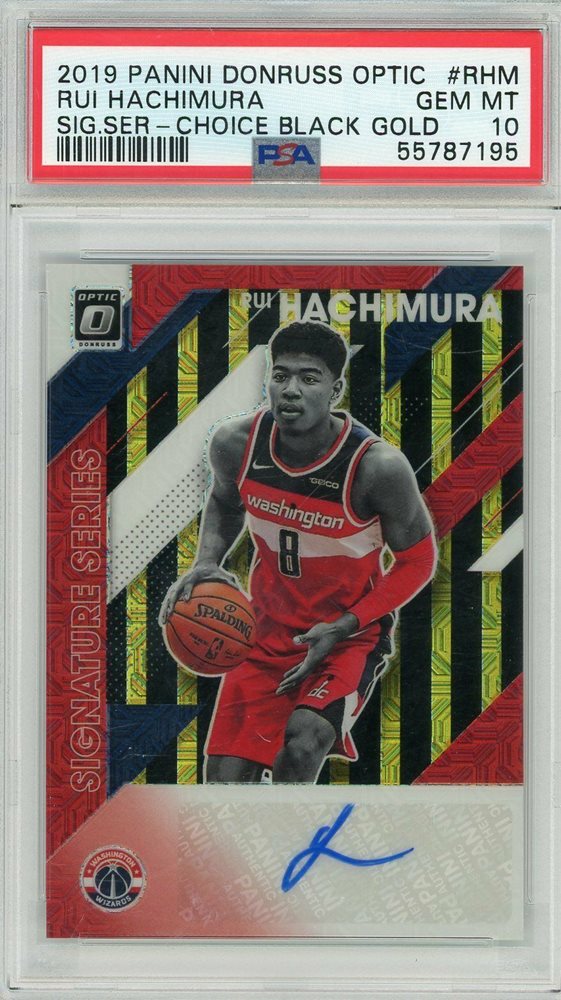 2019 Panini Hachimura Rui 直書きサイン PSA 10 Auction Prices Realized Basketball Cards 2019 PANINI DONRUSS