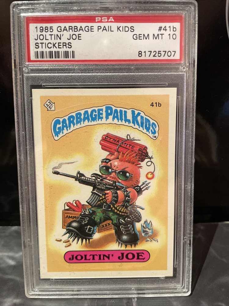 1985 Topps Garbage Pail Kids Original Series 1 #25a Creepy Carol front