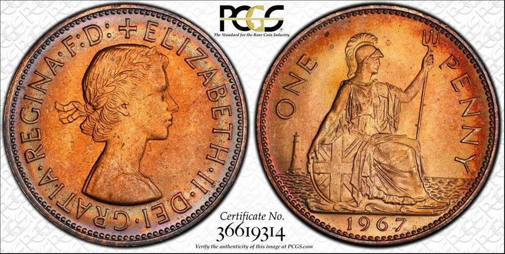 『PCGS MS67』ビアフラ共和国1ポンドか銀貨(1969年)レア品 PCGS MS67』ビアフラ共和国1ポンドか銀貨(1969年)レア品