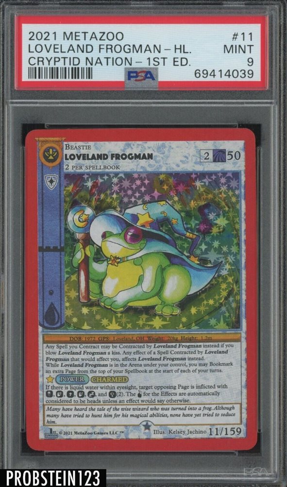 Auction Prices Realized Tcg Cards 2021 METAZOO CRYPTID NATION