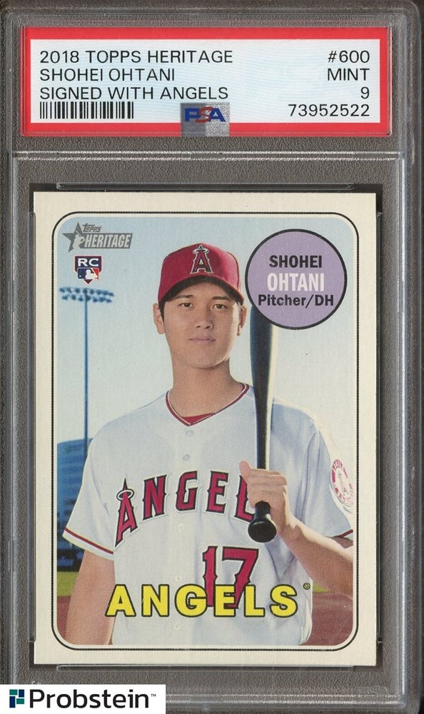 【大谷翔平 PSA10】2018 TOPPS HERITAGE Now＆Then 2018 TOPPS HERITAGE HIGHT NUMBER NT-11 SHOHEI OHTANI NOW