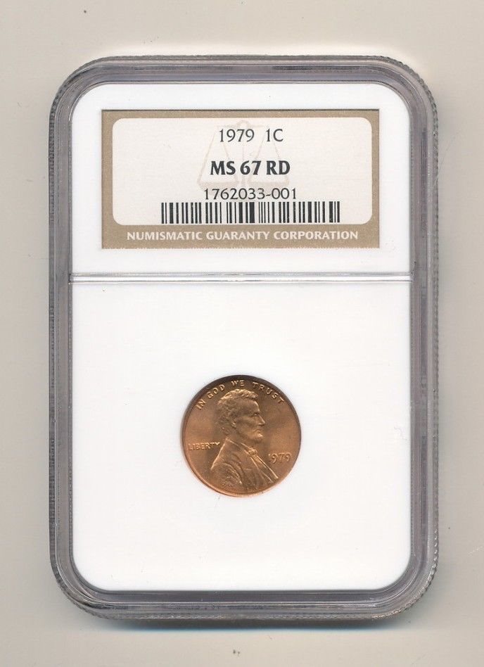 1979-D 1C Lincoln Cent PCGS MS65RD Registry Set