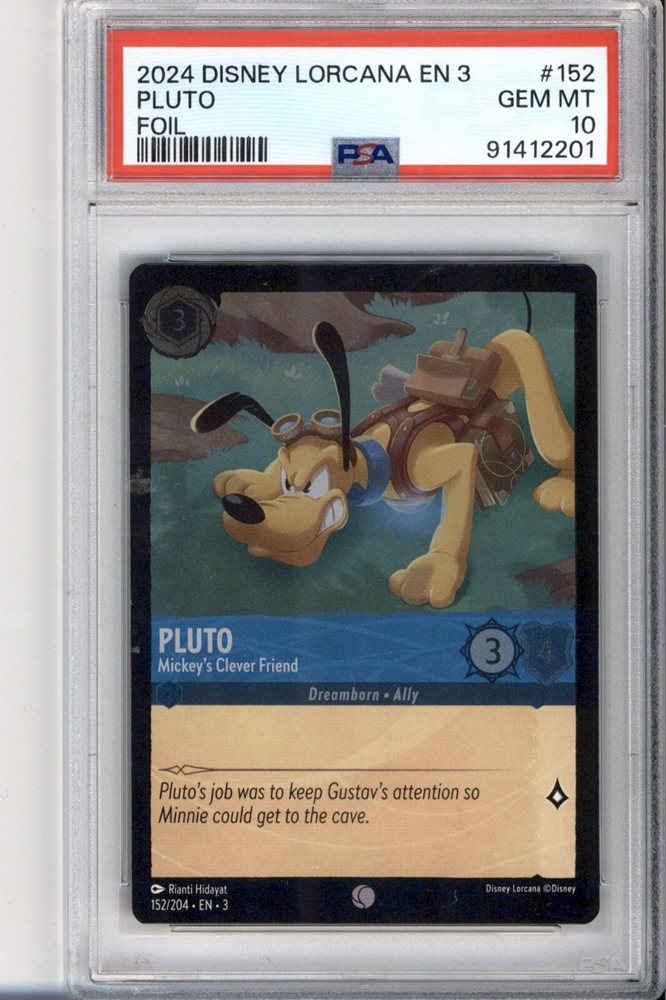Auction Prices Realized Tcg Cards 2024 DISNEY LORCANA EN 3-INTO THE  INKLANDS Pluto - Mickey's Clever Friend