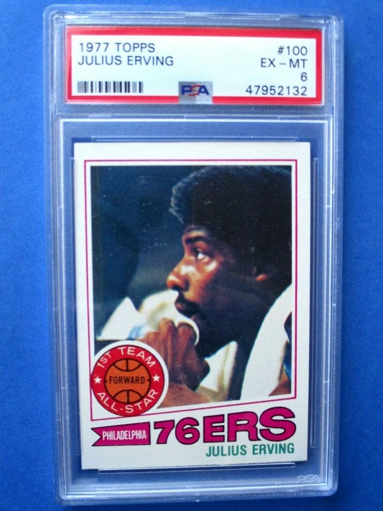 その他 PSA 6 - Julius Erving - 1977 Topps 1977 Topps Julius Erving 