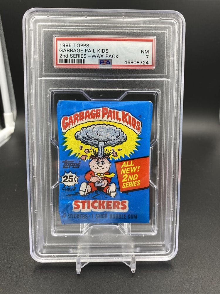 1985 Topps Garbage Pail Kids Wax Pack Garbage Pail Kids front