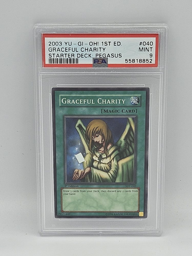 Yugioh Ghost Rare Yu-Gi-Oh! GRACEFUL CHARITY Super Rare (MP) SDP-040 - Moderately Played Collectible Card Yugioh Toon Deck Yugioh Ghost Rare Yu-Gi-Oh! GRACEFUL CHARITY Super Rare (MP) SDP-040 - Moderately Played Collectible Card Yugioh Toon Deck