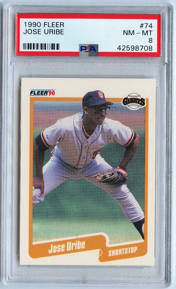 Auction Prices Realized Baseball Cards 1990 Fleer Jose Uribe