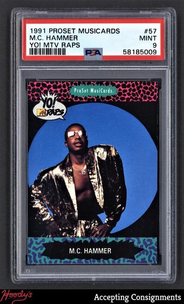 yo mtv raps cards graded Vintage YO! MTV Raps Trading Card Packs (1990's) – BLK MKT Vintage main image 0