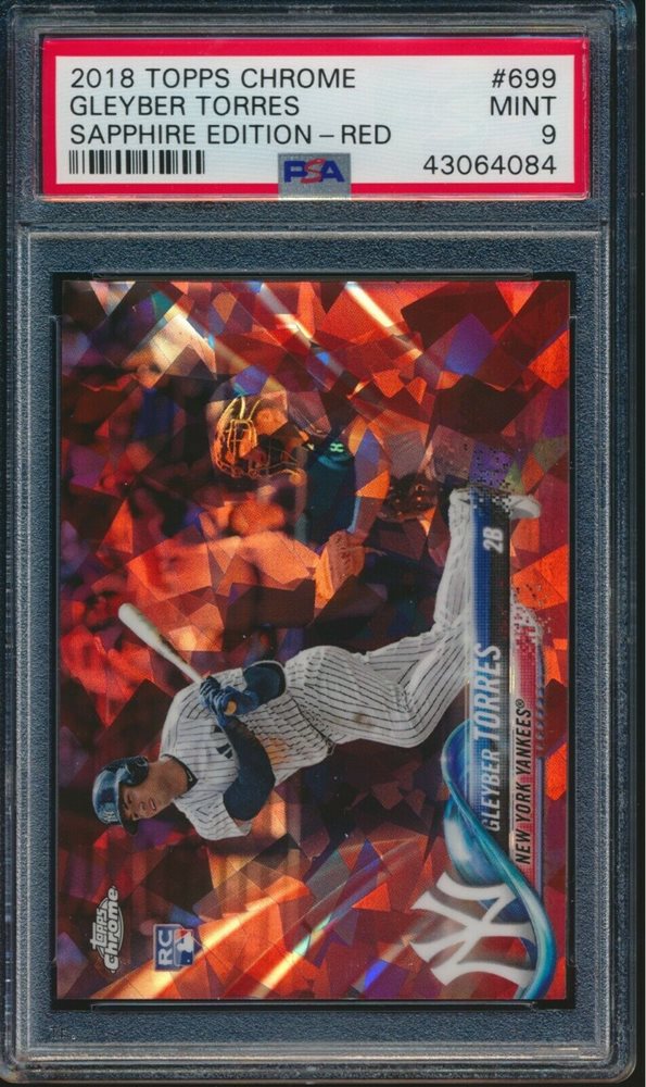 Auction Prices Realized Baseball Cards 2018 TOPPS CHROME SAPPHIRE