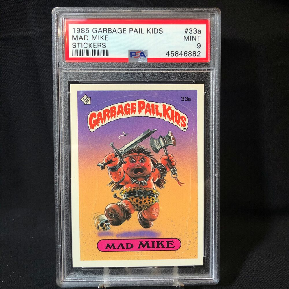 1985 Topps Garbage Pail Kids Original Series 1 #33a Mad Mike front