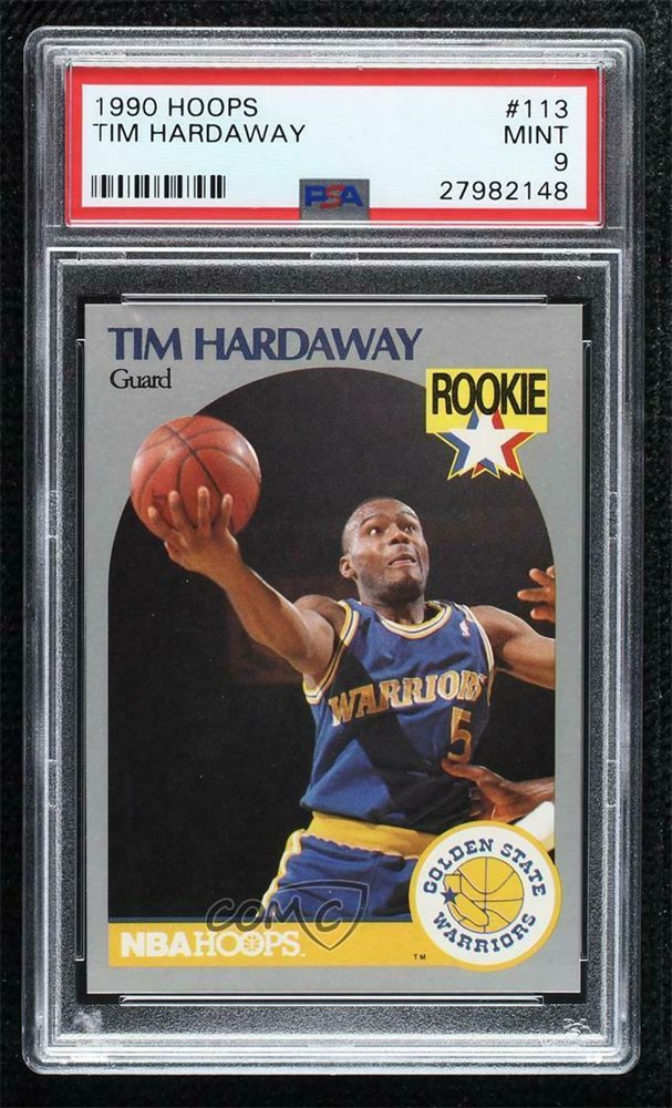 Tim Hardaway Rookie Card Nba Hoops 1990 25 Most Valuable 1990 Nba 