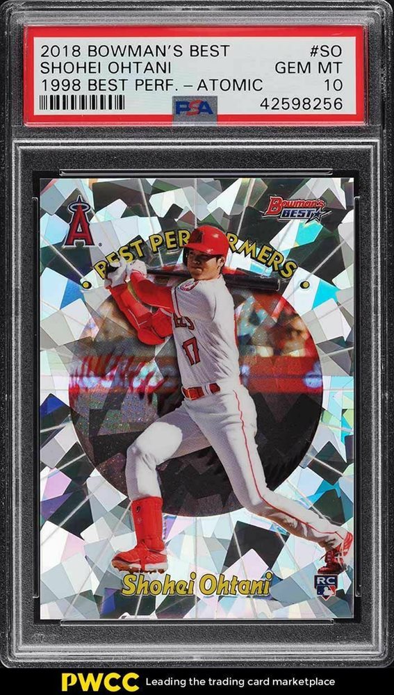 大谷翔平 2018 Bowman's Best 1998 Performers Shohei Ohtani 2018 Bowman's Best #98BP-SO 1998 Best