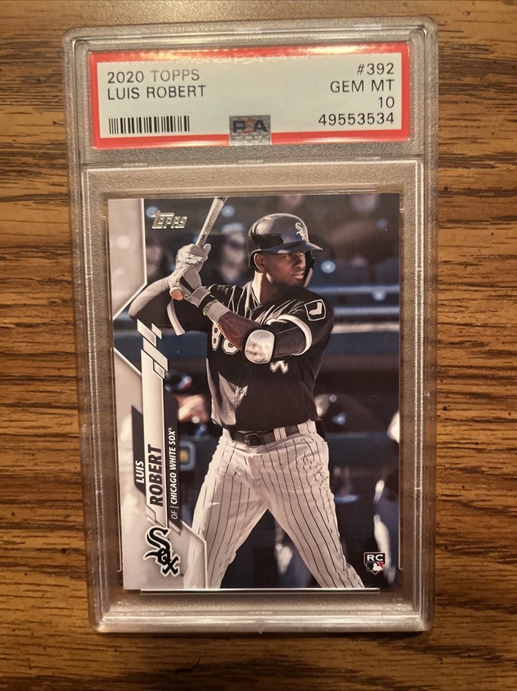 2020 topps montgomery luis robert psa10