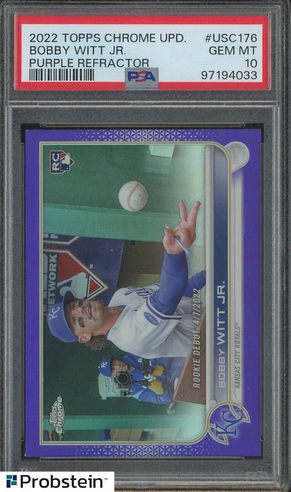 PSA 10】 【エラーカード】Bobby Witt Jr. ボビーウィット