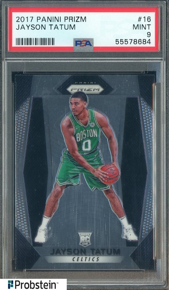 ジェイソン・テイタム 2017 シルバープリズム ルーキーカード PSA9 Yahoo!オークション - 1 of 1【世界で1枚 】Jayson Tatum RC