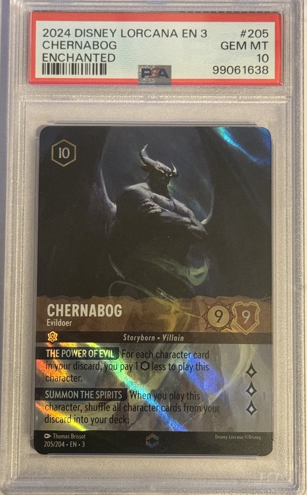 PSA10Disney Lorcana ハデス#205 2023 Disney Lorcana EN 1 Enchanted #205 Hades PSA 10 | eBay