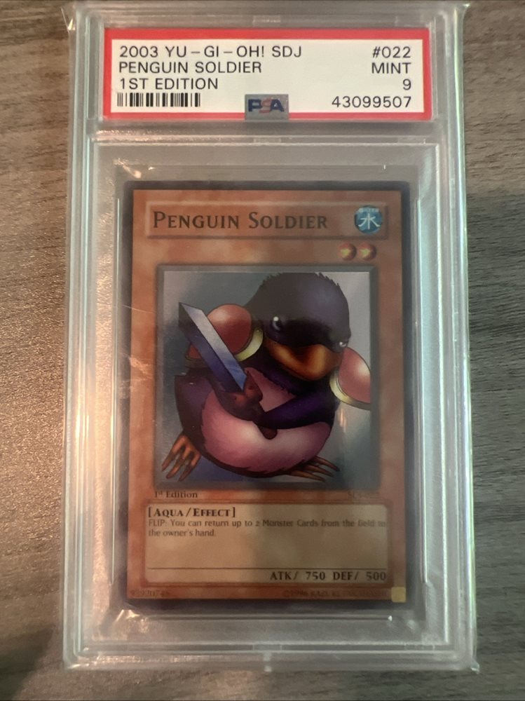 Yu-Gi-Oh! Penguin Soldier Card - SDJ-022 Super Rare, Unlimited Edition, From Starter Deck Joey