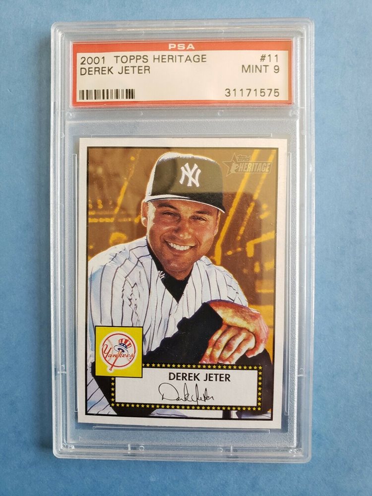 Auction Prices Realized Baseball Cards 2001 Topps Heritage Derek Jeter
