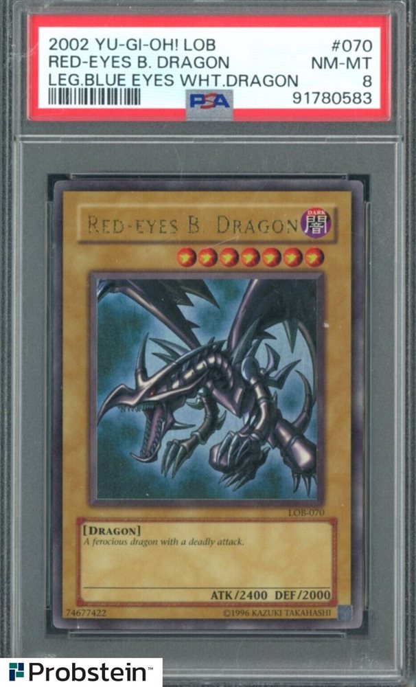 B.dragon Yu-Gi-Oh! Limited Edition Red Eyes B. Dragon Metal Card