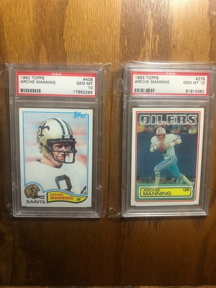 Auction Prices Realized Football Cards 1983 Topps Archie Manning