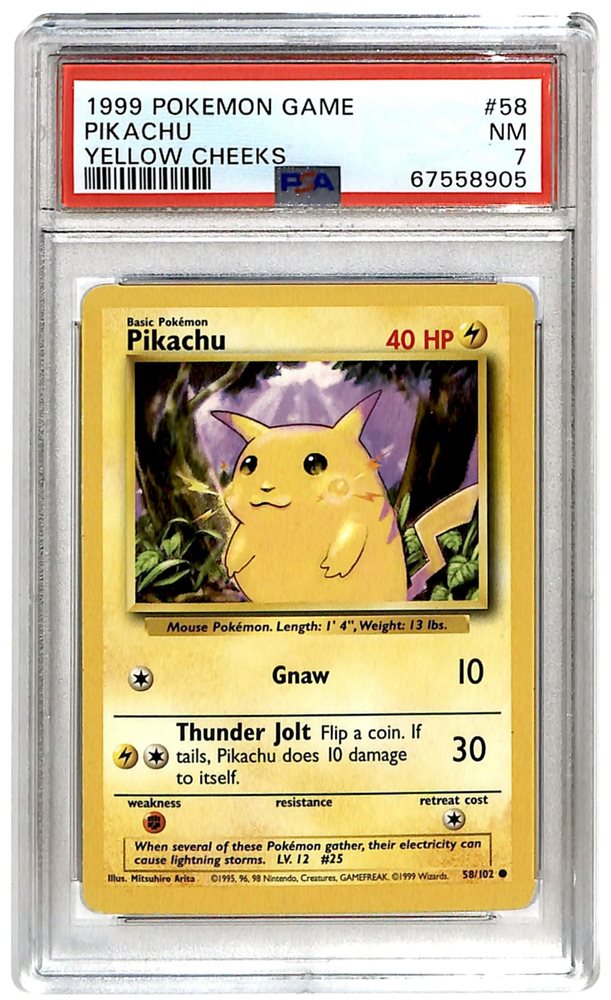 Auction Prices Realized Tcg Cards 1999 POKEMON GAME Pikachu