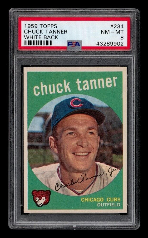 Auction Prices Realized Baseball Cards 1959 TOPPS Chuck Tanner