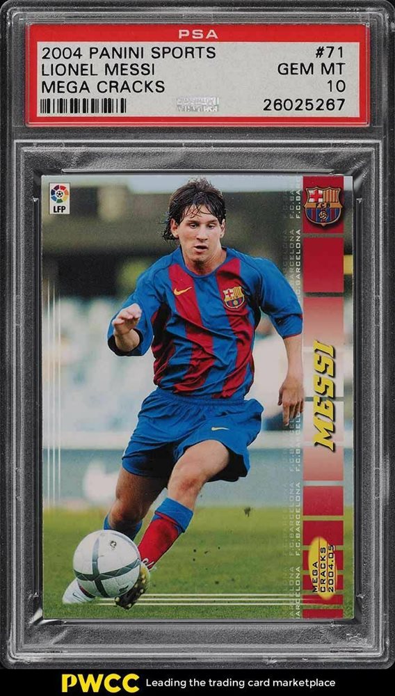 リオネルメッシ　ルーキーカード 2004 Panini Mega Cracks eBay Auction Item 353206442619 Soccer Cards 2004 Panini