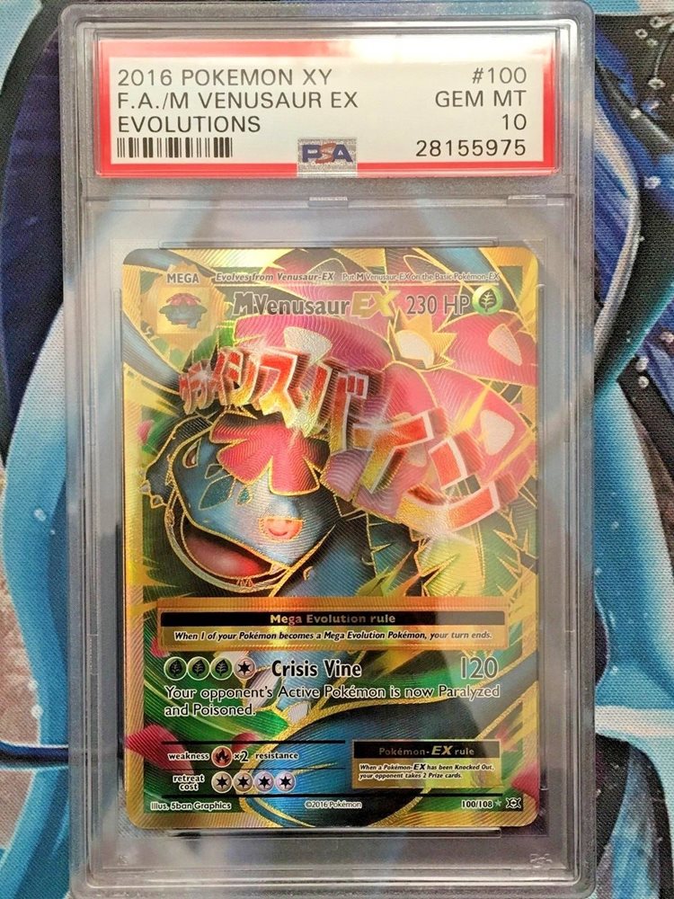 Pokemon Xy Evolutions M Venusaur Ex Full Art 100 108 G
