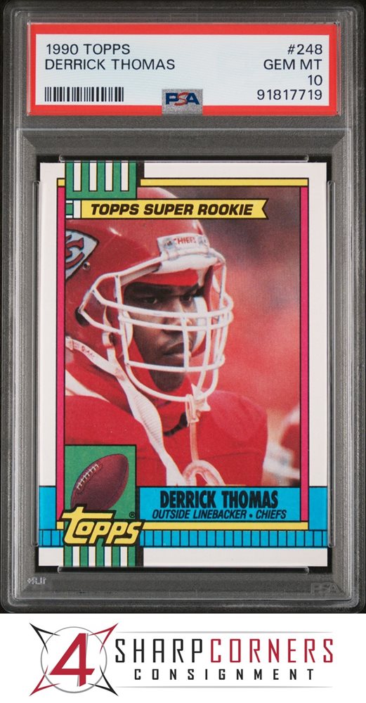 リッキートム Auction Prices Realized Football Cards 1990 TOPPS Derrick Thomas