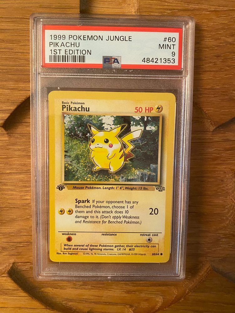 Auction Prices Realized Tcg Cards 1999 POKEMON JUNGLE Pikachu