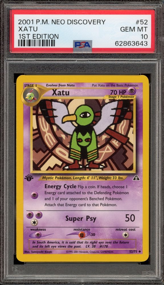 Auction Prices Realized Tcg Cards 2001 POKEMON NEO DISCOVERY