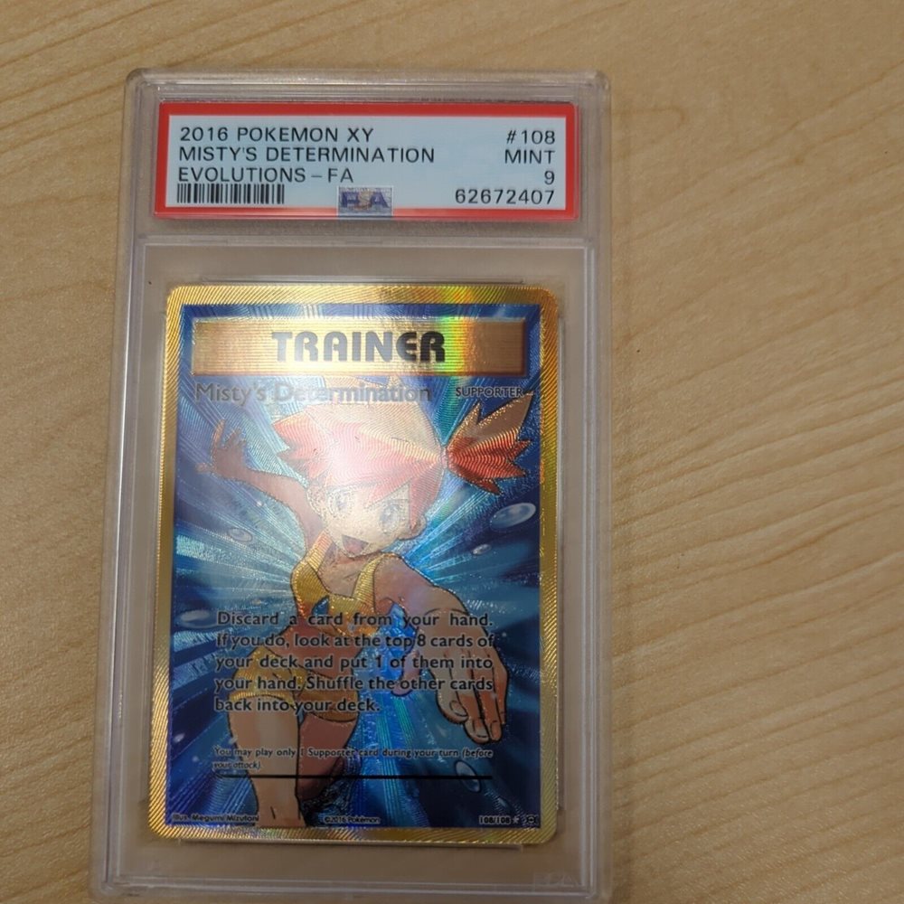 Auction Prices Realized Tcg Cards 2016 Pokemon XY Evolutions Full Art/Misty's  Determination
