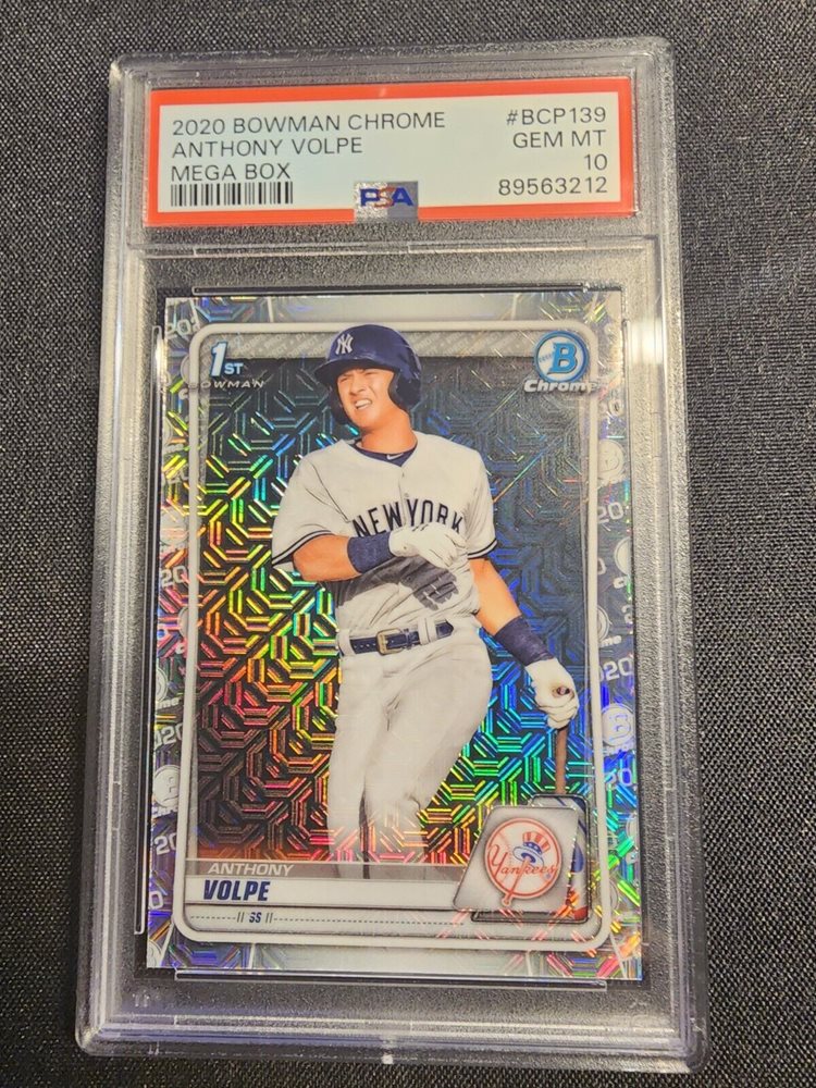 その他 2020 bowman anthony volpe auto psa10 Anthony Volpe 2020 Bowman #CPA-AV Chrome Prospect Auto (1st