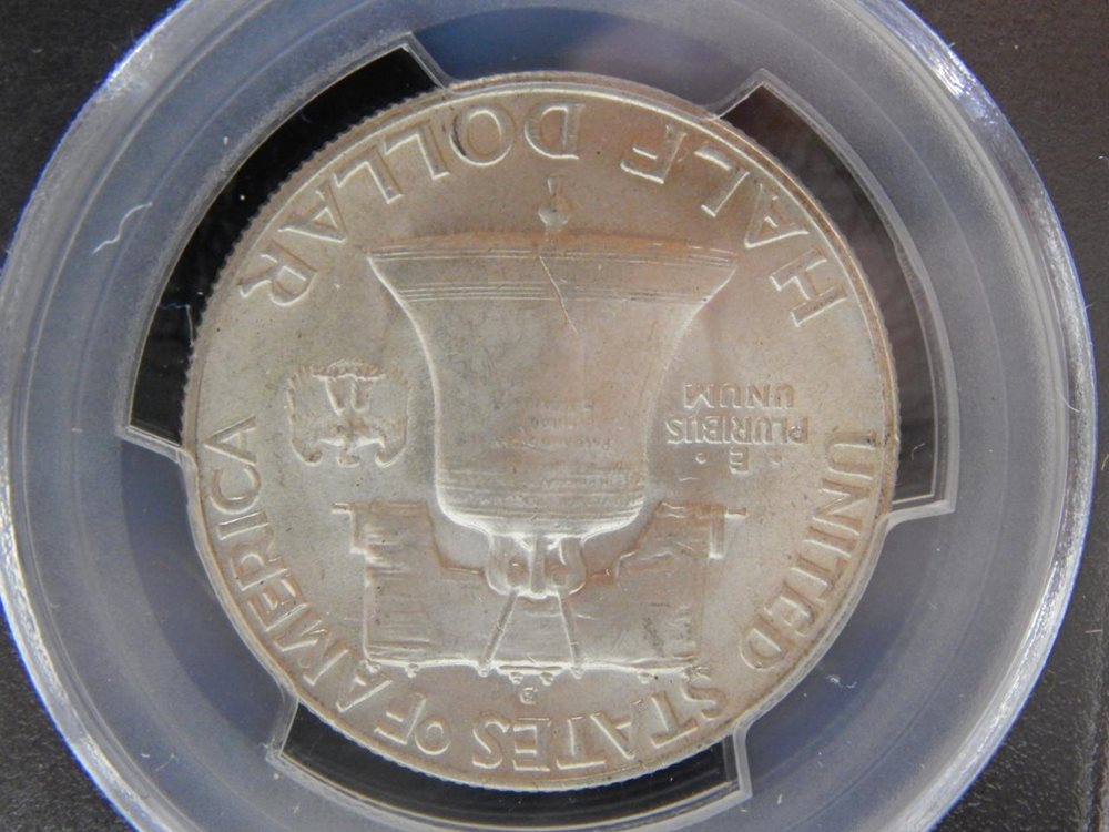 100/% White 1952 PCGS MS63 FBL Franklin Half Dollar