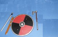 1//6 dog soldier VIKING Gladiator Celtic Warrior Weapons ensamble loose