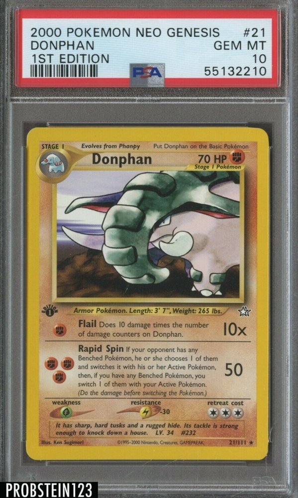 eBay Auction Item 363651957229 Tcg Cards 2000 Pokemon Neo Genesis 1st  Edition