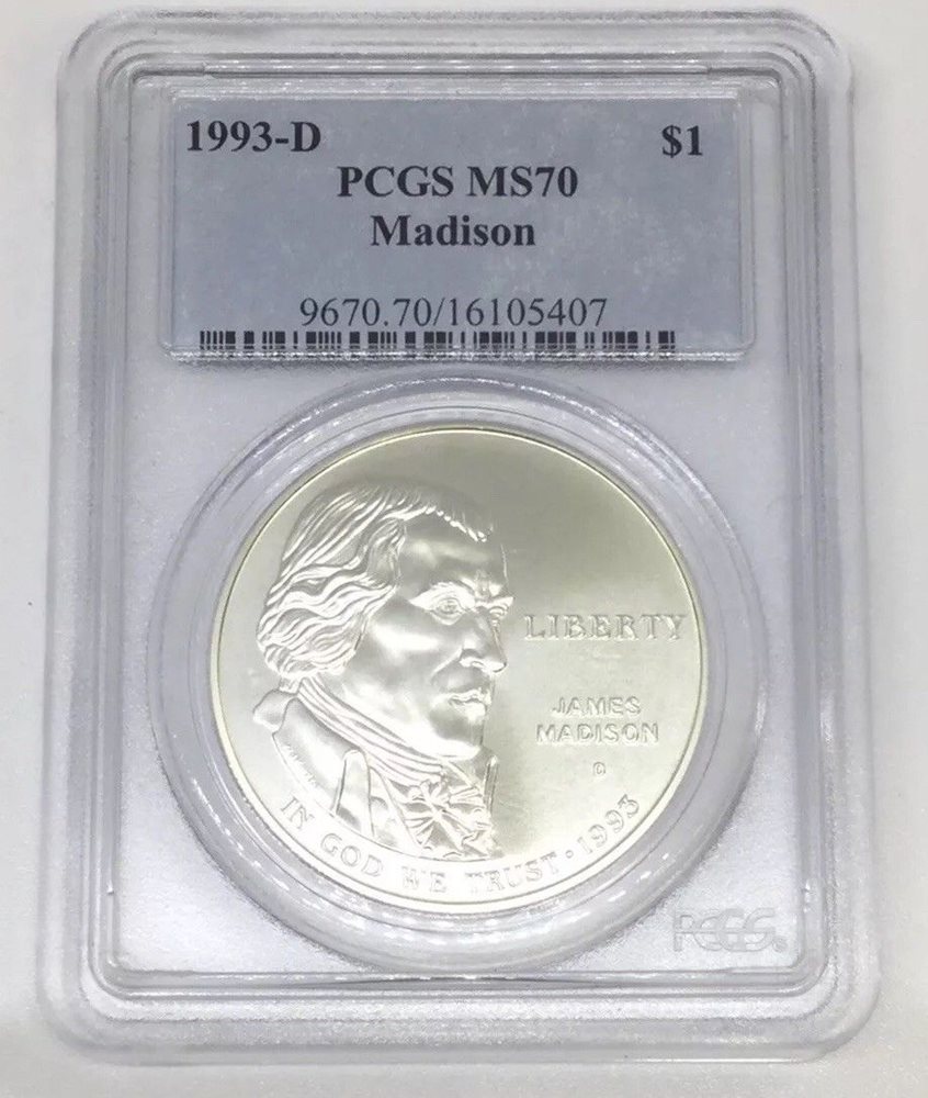 1994 W S$1 SILVER WOMEN IN MILITARY COMMEMORATIVE DOLLAR PCGS MS69 JESSICA LYNCH