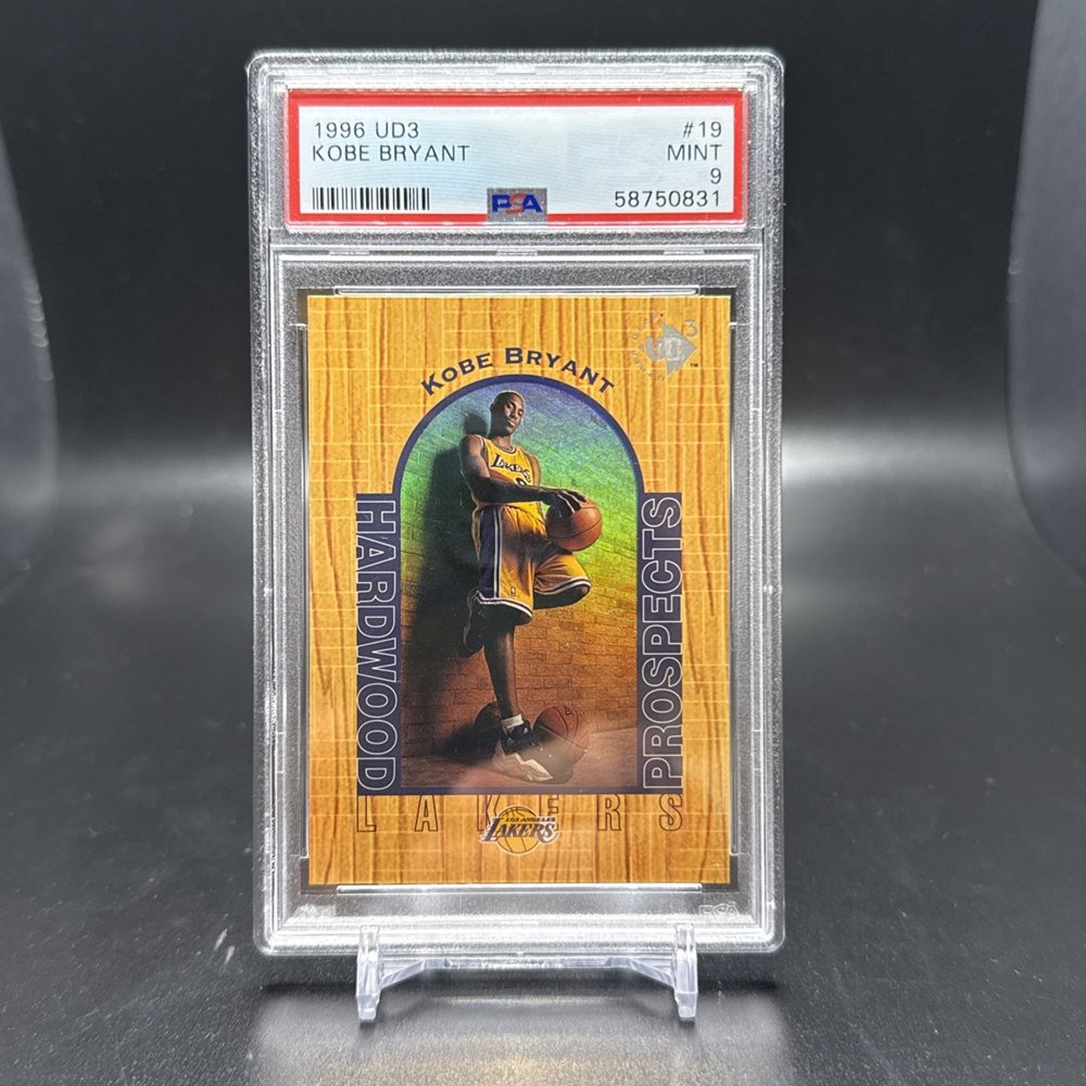 Kobe Bryant カード、Rookie, UD Hardwood Kobe Bryant 1996-97 UD3 