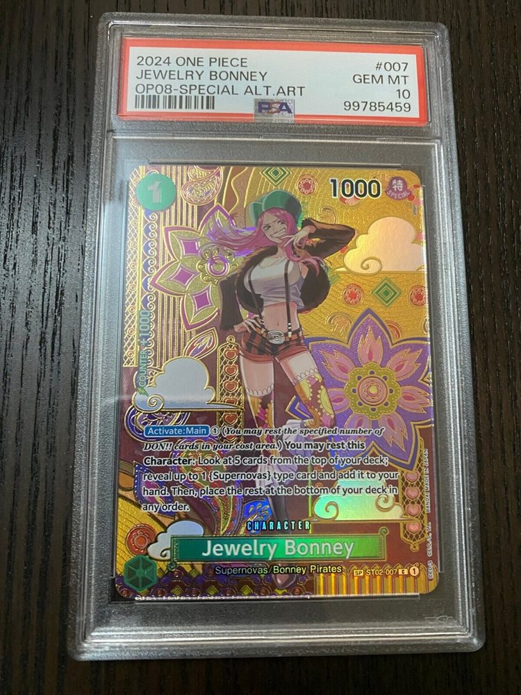 ONE PIECE ジュエリー・ボニー OP08-SPECIAL ALT ART PSA 10 Jewelry Bonney ST02-007 OP08-Special Alt Art One