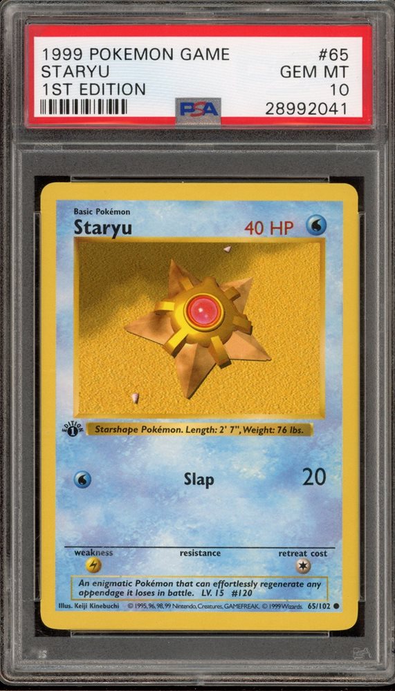 Pokémon ポケモン 初代 PSA10 Hitmonlee Staryu Pokémon ポケモン 初代 PSA10 Hitmonlee Staryu