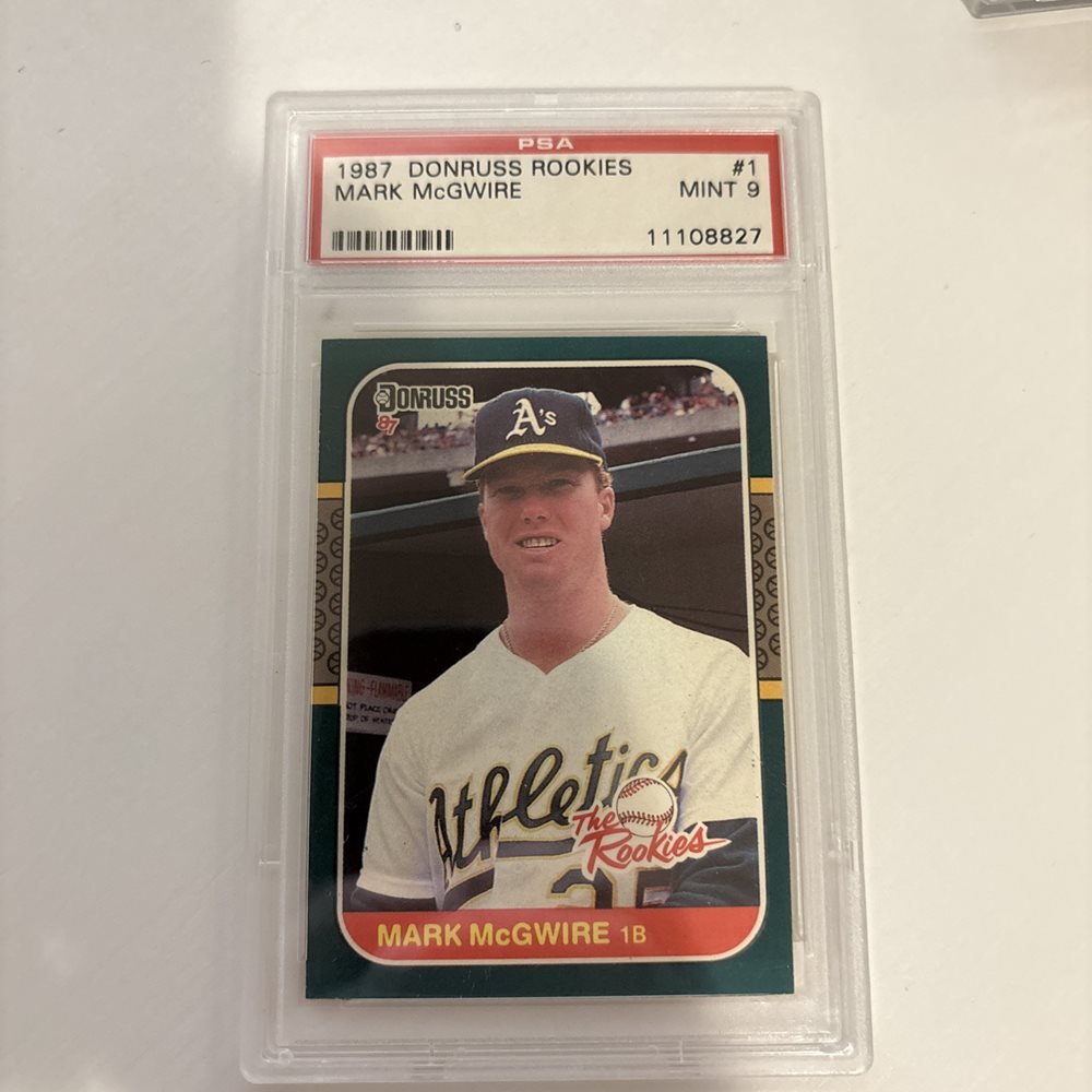 PSA9 美品　バリー・ボンズ　1987 DONRUSS　ルーキーカード 1987 Donruss Barry Bonds Rookie Card RC #361 PSA 9 MINT