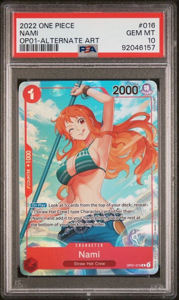 【PSA10】NAMI MANGA ALTERNATE ART ナミ コミパラ ナミ コミパラ psa10 NAMI ALTERNATE ART PSA10】NAMI MANGA