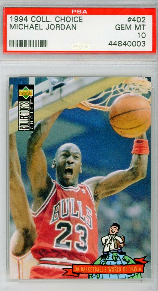 collectors choice michael jordan basketball card