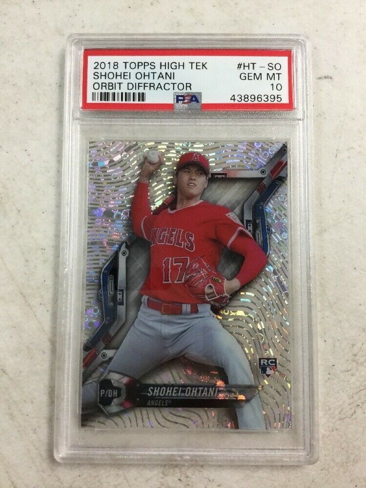大谷翔平 2018topps high tek refractor MLBルーキーカード｜野球