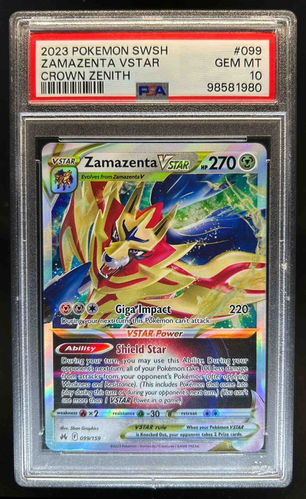 2023 ポケモンカード VSTAR セット PSA 10 💎PSA 10 GEM MINT 2023 Pokemon Crown Zenith ZACIAN VSTAR