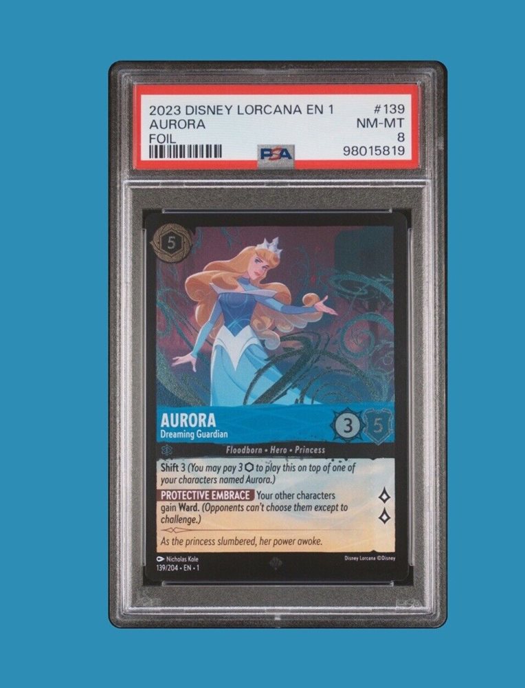 LORCANA オーロラ Aurora Lore Guardian PSA 9 MINT Foil 140/204 Disney Lorcana